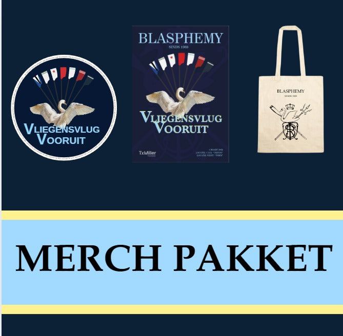 Blasphemy merch pakket